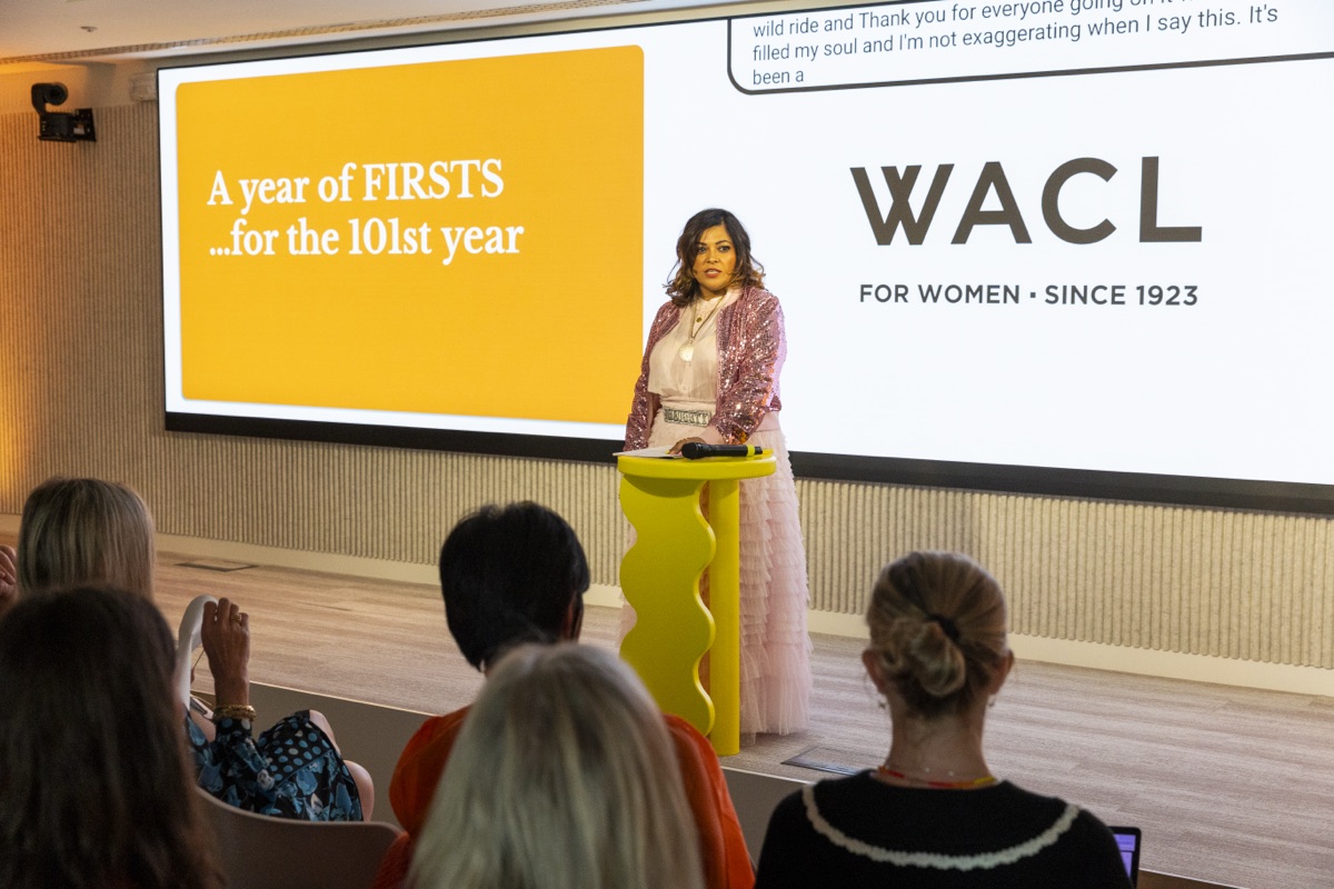 Nishma presenting at WACL
